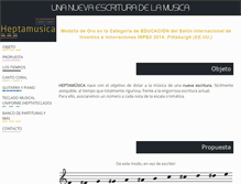 Tablet Screenshot of heptamusica.com